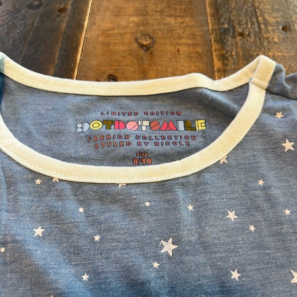 Dot Dot Smile size 8/10 Girls Starry Night Top new - Picture 4 of 5